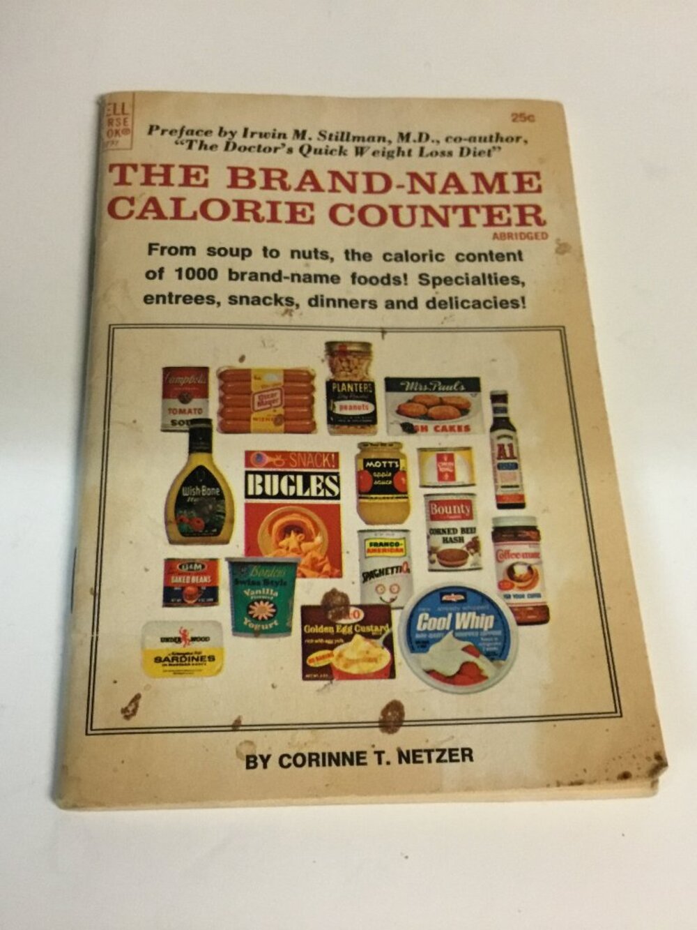 1969 Dell Purse Book Brand-Name Calorie Counter Diet Guide Corinne Netzer